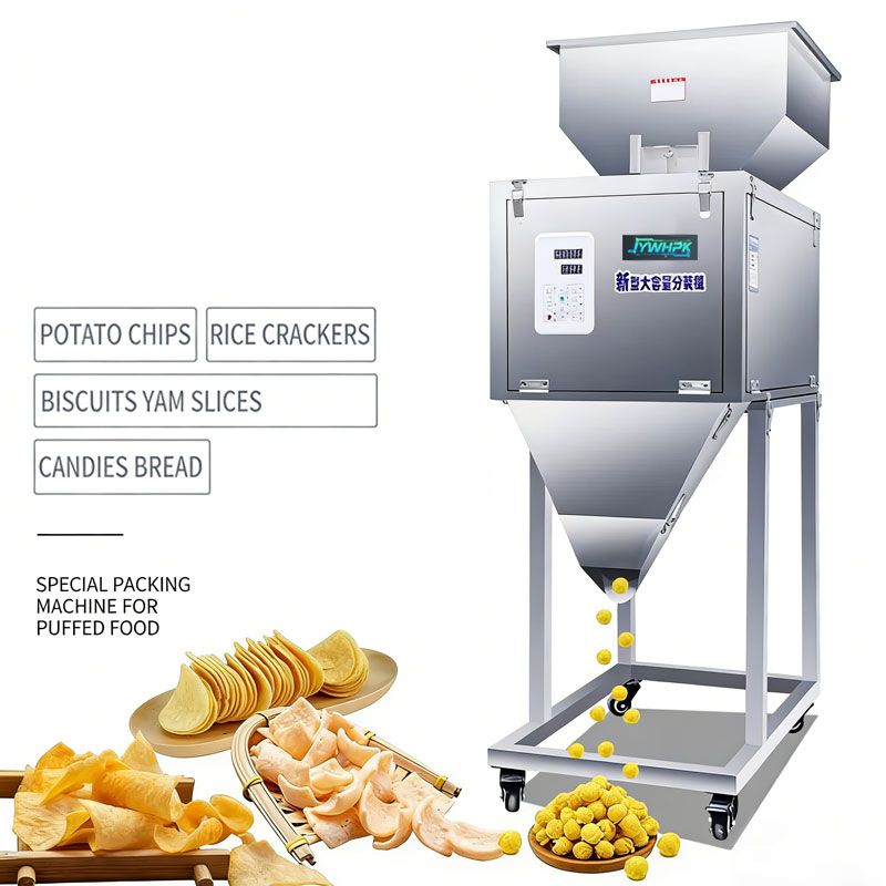 Popcorn - Máquina de pesaje y llenado de