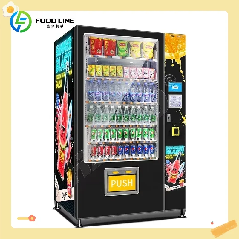 Máquina Expendedora Combinada  - Food Snacks Drinks reseña y precio