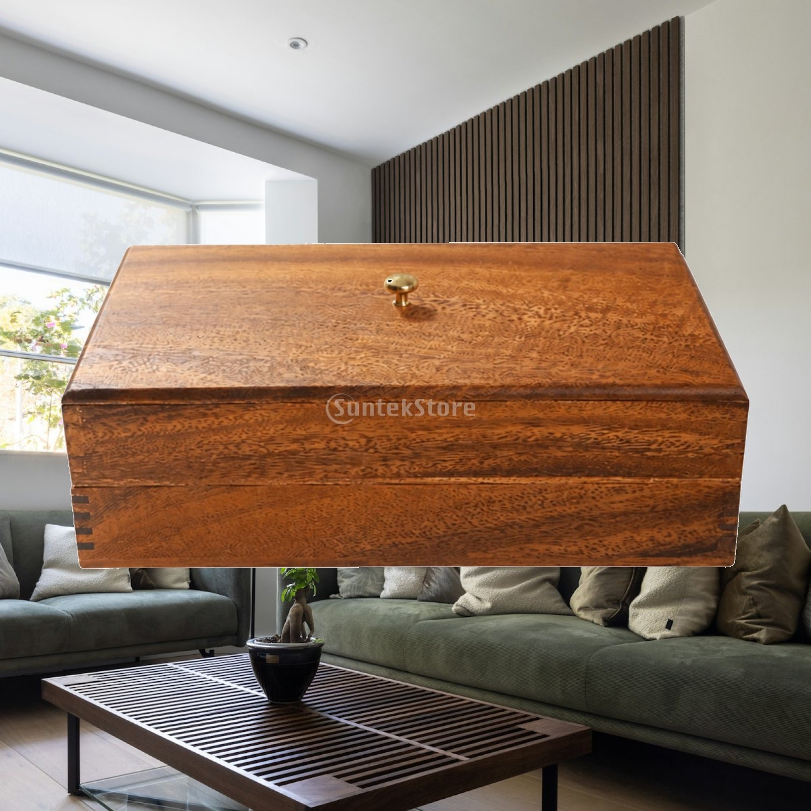 Caja de madera de nogal para g - Dried Fruit reseña y precio
