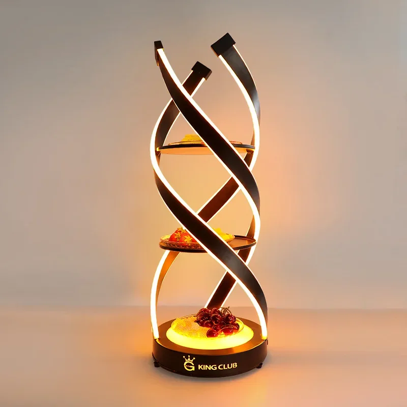 Estante luminoso en espiral de - Seaweed Snack reseña y precio