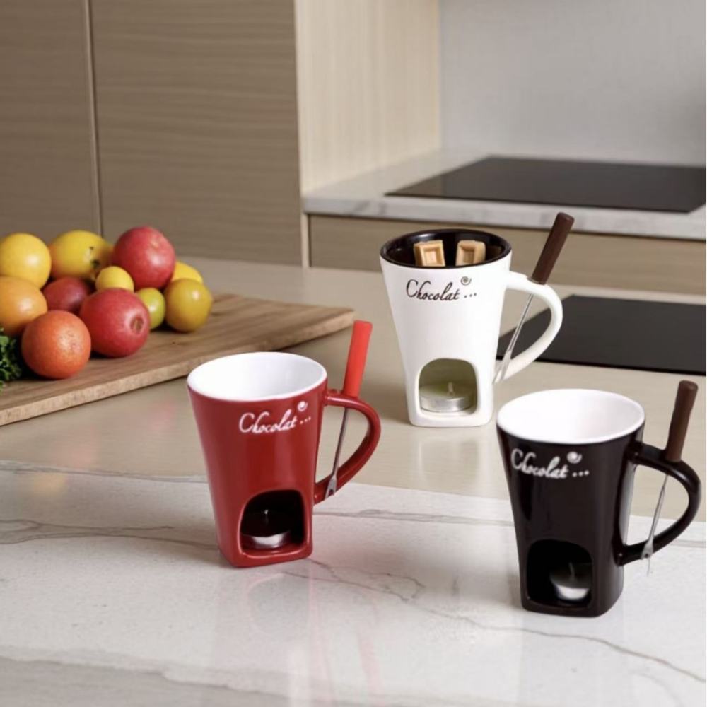 Taza de fondue de chocolate de - Chocolate Snack reseña y precio
